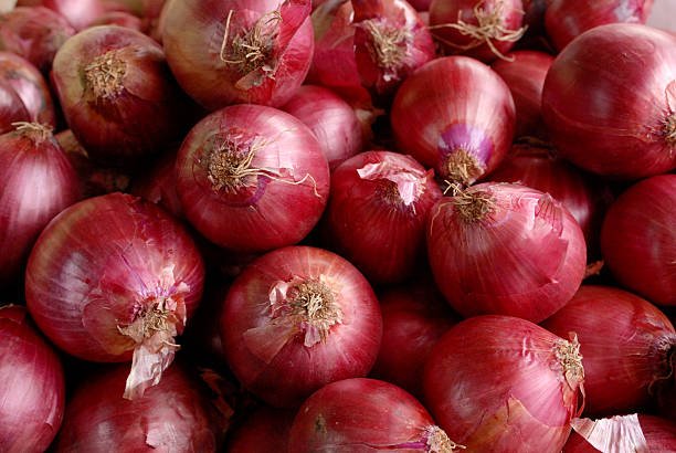 red onion background
